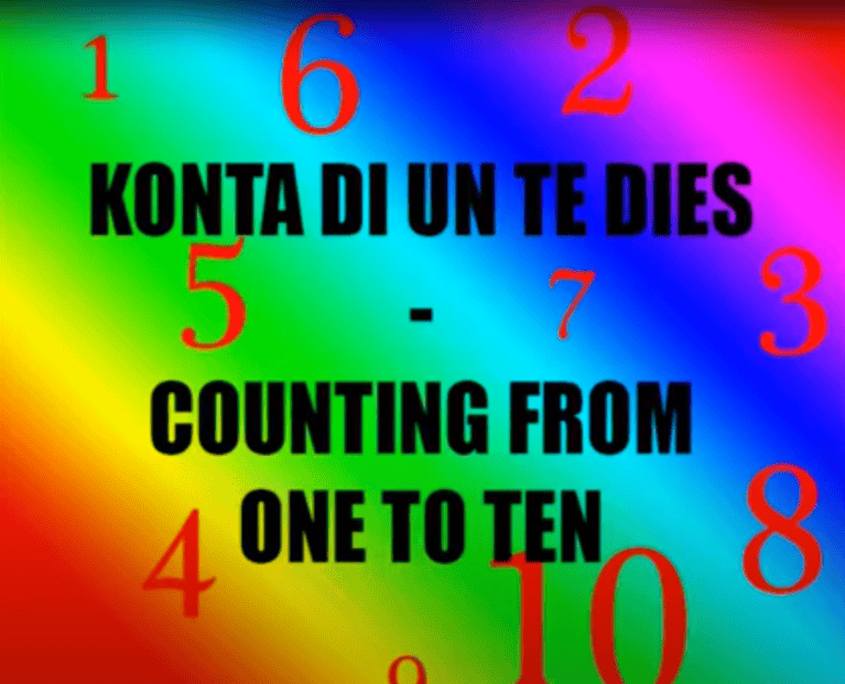Learn Papiamento – Lesson 2 – Counting 1 to 10
