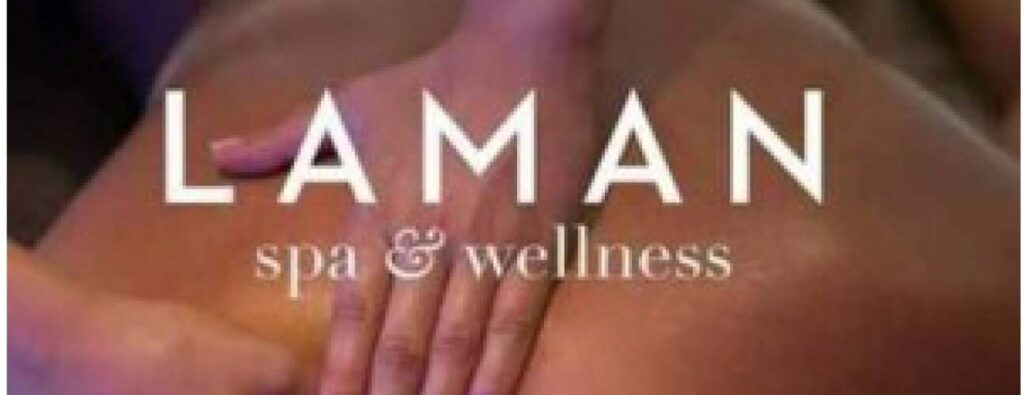 A close-up of a person's back being massaged by a hand. White bold text reads "Journey to Escape," inviting you into a relaxing and therapeutic spa experience.