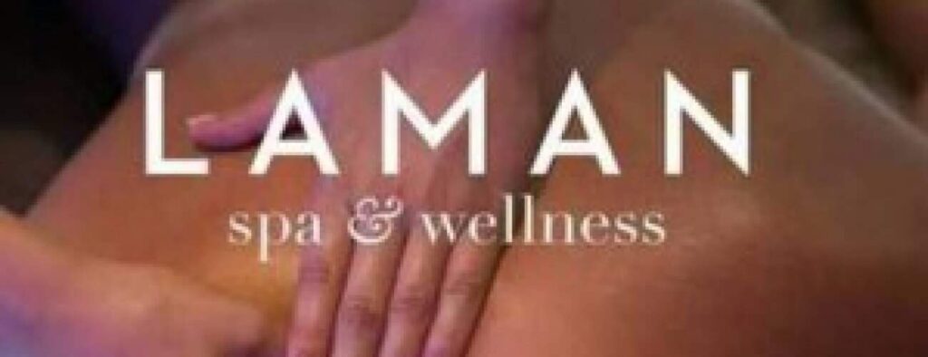 A close-up of a back massage, overlaid with "King & Queen of the day" in white text, invites you to enjoy a luxurious spa and wellness experience in a serene, soothing environment.