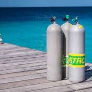 Experience Unlimited Diving with the Nitrox Tank Package at Jan Thiel Diving