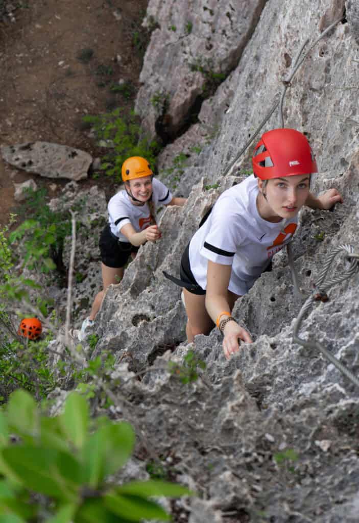 Discover the Thrill of the Half Day Via Ferrata Tour in Curaçao