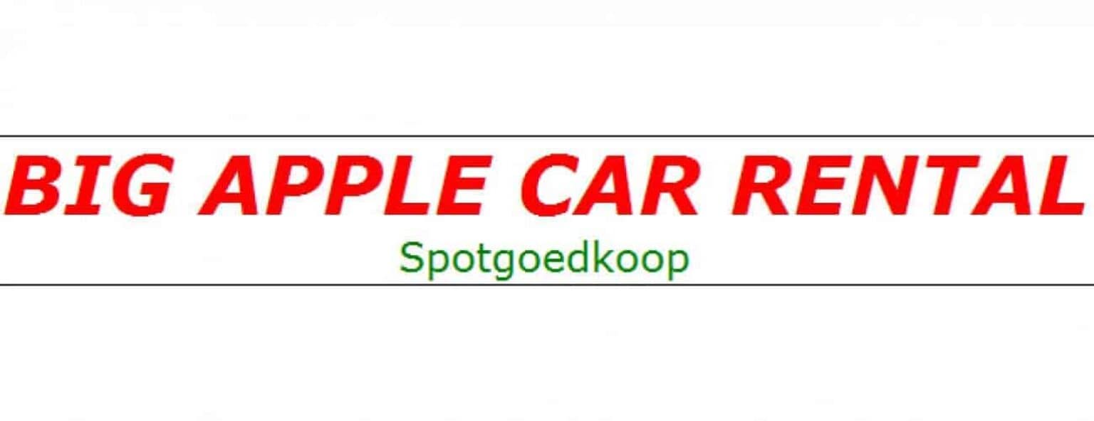 big apple car rental