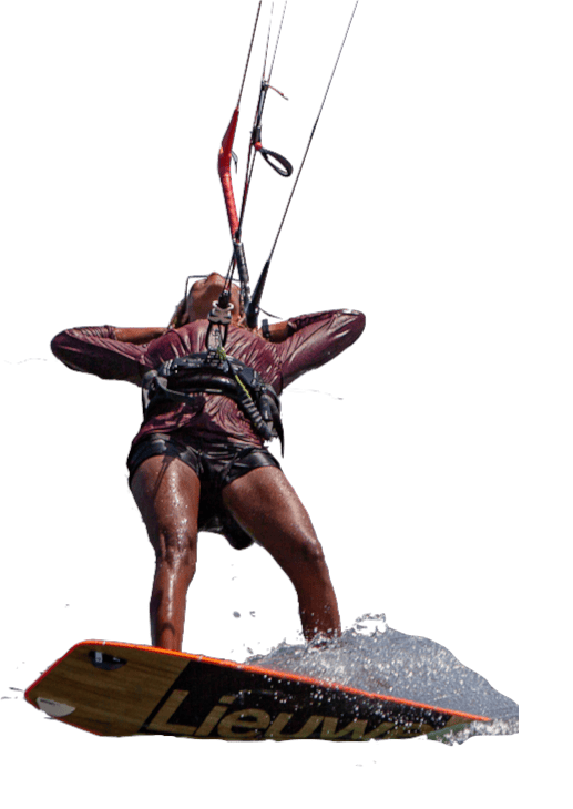 Kinderkiteboardles op Curaçao